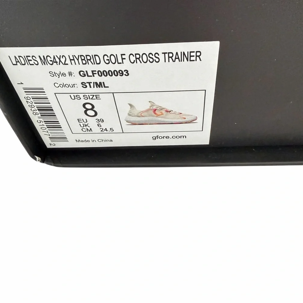 G/FORE Waterproof Womens MG4X2 Hybrid Cross Trainer Golf Shoes size 8 NIB - Picture 9 of 9